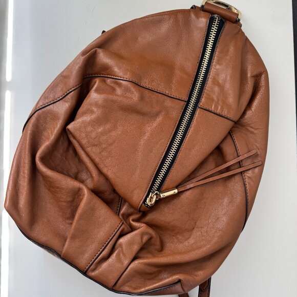 Vince Camuto Alder Backpack Genuine Buttery Soft Leather Brown main image 4